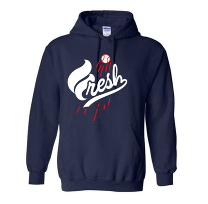 Fresh Baseball Hoodie – Navy